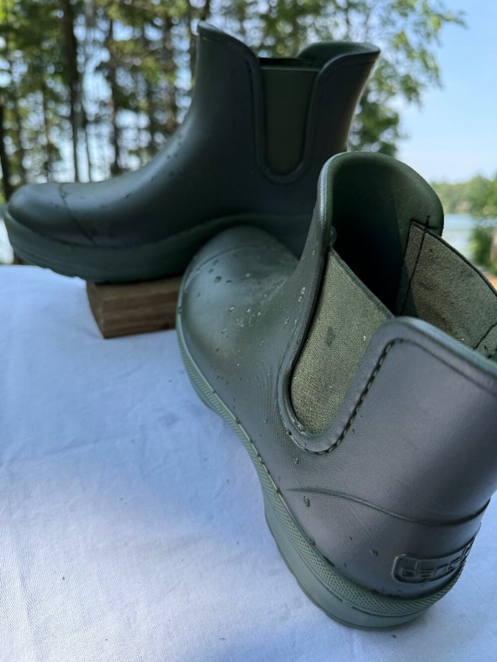 Dansko Karmel Waterproof Rain Boots Green EU 40/US 9.5-10 - Excellent Condition